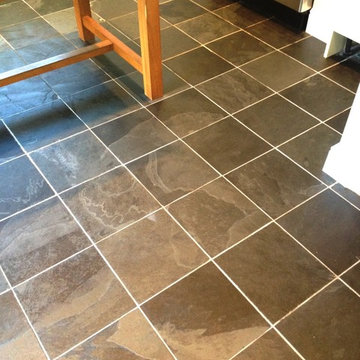 Lustre Restored on a Dull Slate Tiled Floor in Twickenham