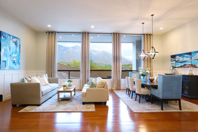 Home design - transitional home design idea in Phoenix
