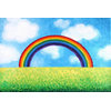 "Bright Rainbow" by Nicola Joyner Painting Print Wrapped Canvas, 18x12