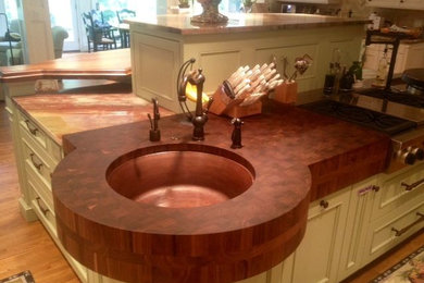 Elegant kitchen photo in San Diego