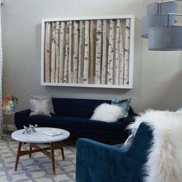Glam living room