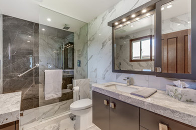 Bathroom - mid-sized contemporary bathroom idea in Toronto