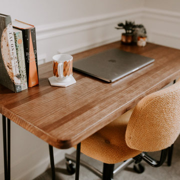 Butcher Block Computer Desk