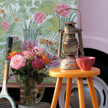 Vintage Inspired Decor in Retro Caravan