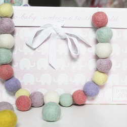 Felt Ball Garlands - Nursery Decor