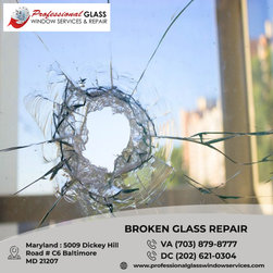 Hire Professionals for Broken Glass Repair Service - DMV Areas - Windows