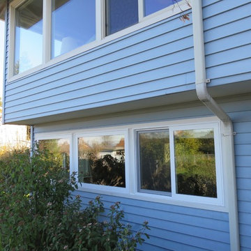 Replaced Double Pane Aluminum with Milgard Tuscany Series vinyl windows