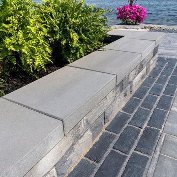 Alluring Firepit - Paving & Wall Detail