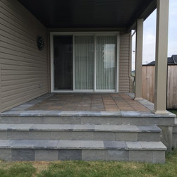 Wood to Stone Deck - Landscaping Stones And Pavers