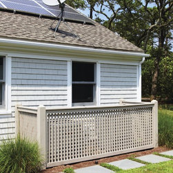 Tightly-Spaced Lattice Enclosure - Sheds