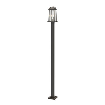 Millworks 2-Light Outdoor Post Mount, Oil Rubbed Bronze (536P Post)