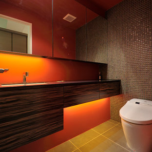 東京23区のモダンスタイルのおしゃれなトイレ・洗面所の写真