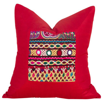 Krmi Indian Silk Decorative Pillow