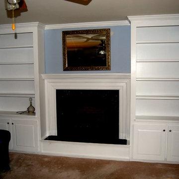 fireplace mantel