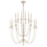 Visual Comfort & Co. - Erika Two-Tier Chandelier in Belgian White - Erika Two-Tier Chandelier in Belgian White