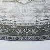 Safavieh Washable Tucson Tsn102F Vintage/Distressed Rug, Gray/Ivory, 6'x6'