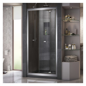Dreamline Aqua Fold 29 5 X72 Clear Glass Shower Door Modern