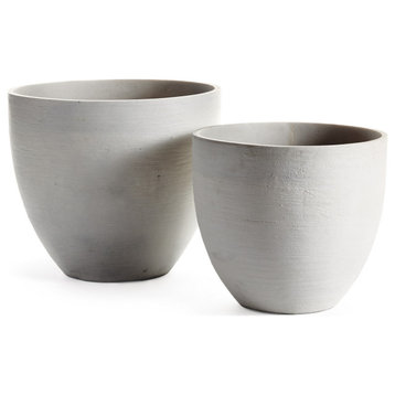 Fibrestone Malibu Tapered Pots, Set of 2