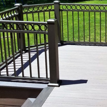 Wolf Deck with Westbury Aluminum Rail in Califon, NJ