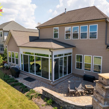 A Polished 3-Season Sunroom Near the Lake in Spartanburg