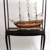 Display Case With Legs Handcrafted Wooden Display Case for Model Ships