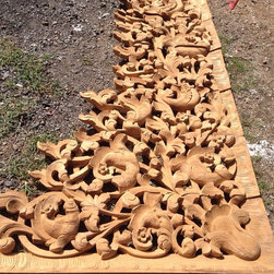 Wood Carving wall - Sculptures