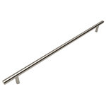 Cosmas - Cosmas 404-480SN Satin Nickel Slim Line Euro Style Bar Pull - Manufacturer: Cosmas