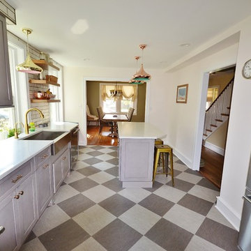 100 year old West Chester PA home was in need of a serious facelift!