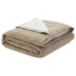 Kassidy Gray Throw - Contemporary - Throws - by Ashley Furniture Industries  | Houzz