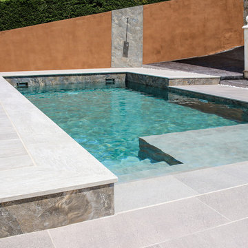 A tricolor pool