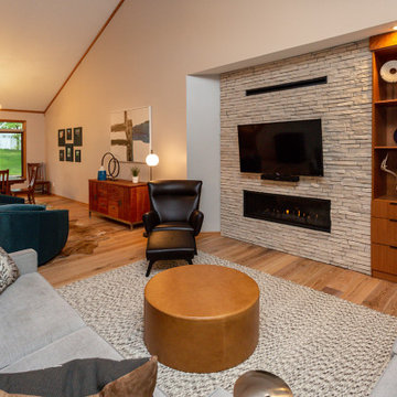 Sophisticated Style Enhances Homes First Floor
