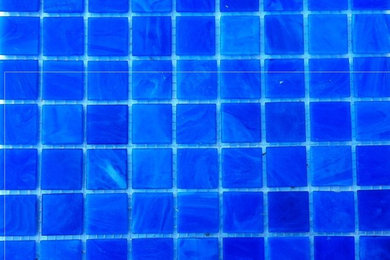 Pool Glass Mosaic - Coral Series - Blue