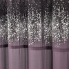 Shimmer Sequins Shower Curtain, Purple/Black