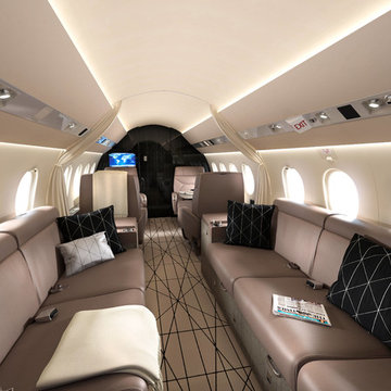 FALCON 2000 Private Aircraft Interior