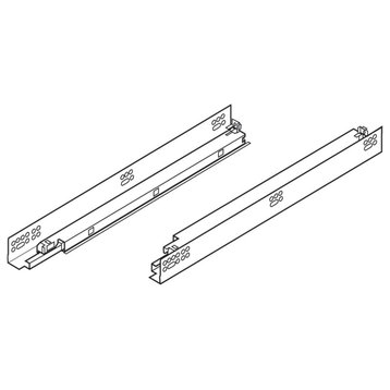 Blum 563F5330B TANDEM 21 Inch Full Extension Concealed Undermount - Zinc Plated