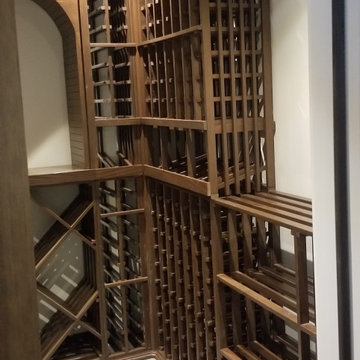 Assorted Wooden Wine Racking Kits for Residential Cellar