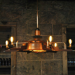 Copper Fountain Chandelier - Products