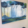 Extra Large Abstract Tree Painting on Canvas Modern Acrylic unstretched 40x60