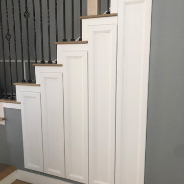 Custom Staircase Cabinets