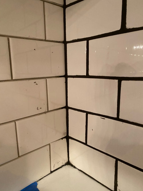 Advice On Subway Tile Grout, What Color Grout To Use With Black And White Tile