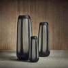 Arya Hand-Cut Glass Vase, 20"