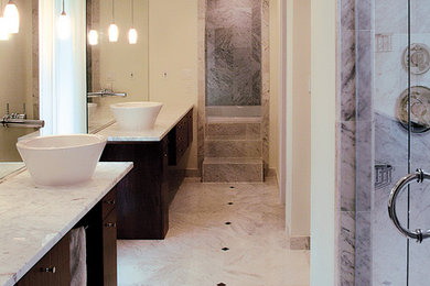 Example of a trendy bathroom design in Atlanta