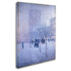 Childe Hassam 'Late Afternoon New York Winter' Canvas Art, 32 x 24
