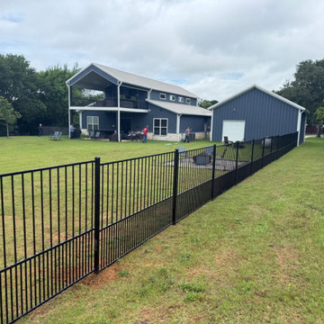 WROUGHT IRON FENCE - POTTSBORO, TX