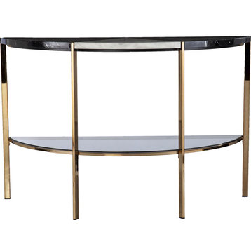 Cortinada Demilune Console Table - Marble