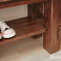 Storage Bench, Early American/Satin, 36"