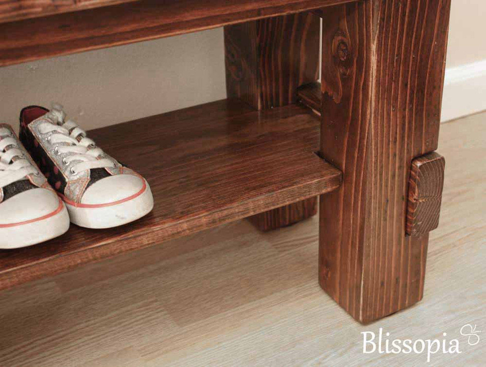 Storage Bench, Early American/Satin, 36"