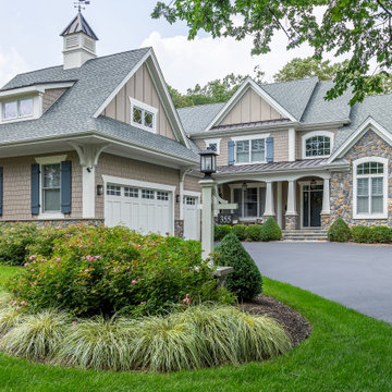Haddonfield NJ Residence # 8 - Elegant Pergola and Fireplace