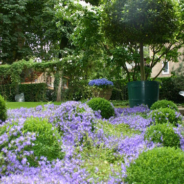 Garten in Blau