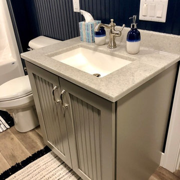 Dura Supreme Craftsman Beaded Cambria Summerhill Painted Cabinets